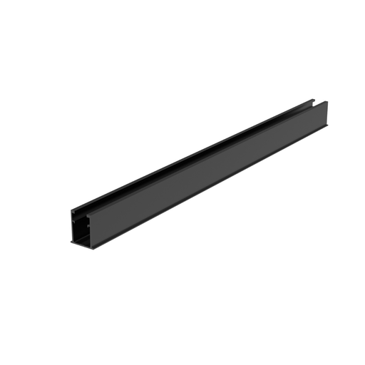 Top Rack - Rail - Black - 7.54ft - TRT 02 - Black Top Rack aluminum rail used for mounting solar panels