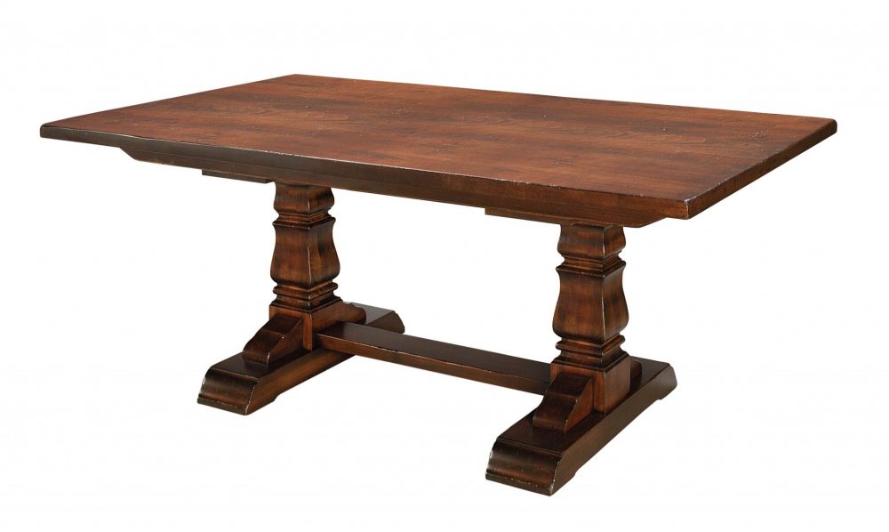 Provincial Cottage Extension Table with Bread Board Ends