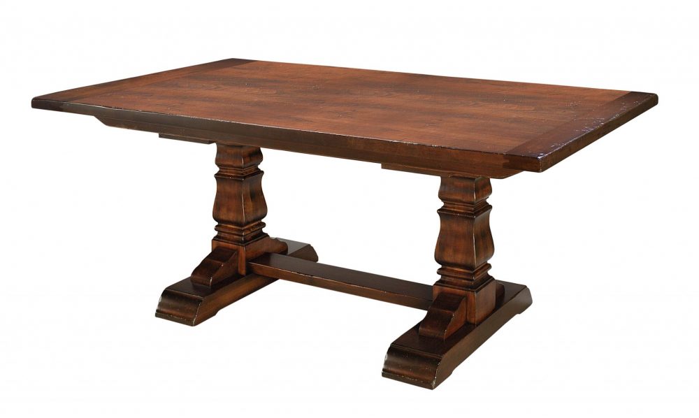 Provincial Cottage Extension Table with Bread Board Ends