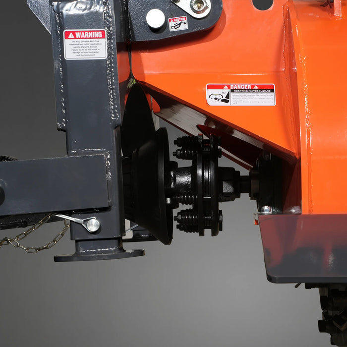 3-Point Hitch PTO Stump Grinder with 34 Carbide Teeth (PTO Shaft Included with Slip Clutch),  for 15-45HP Tractor; SG24.