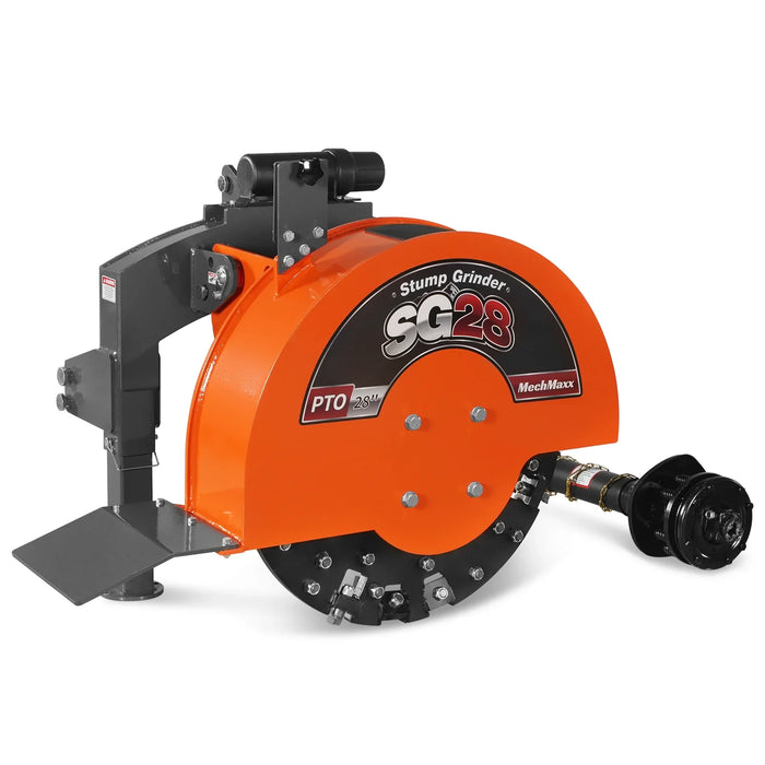 3-Point PTO Stump Grinder with 44 Carbide Teeth (PTO Shaft Included wi