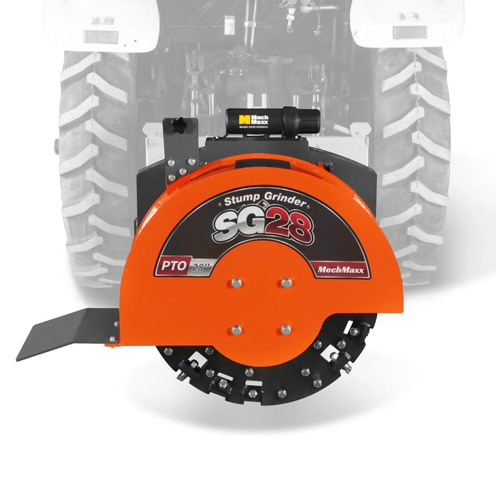 3-Point PTO Stump Grinder with 44 Carbide Teeth (PTO Shaft Included wi — angle view