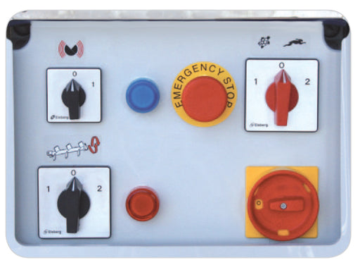 IMER Step-Up 120 Towable Mortar, Grout & Spray Pump – 7.5 HP 208V 3-Phase – Control Panel