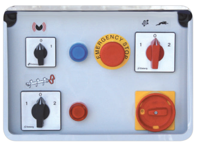 IMER Step-Up 120 Towable Mortar, Grout & Spray Pump – 7.5 HP 208V 3-Phase – Control Panel