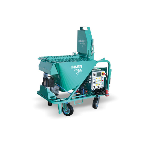 IMER Koine Dual High-Flow Continuous Mixer Pump – 9 HP, 208V 3-Phase / 240V