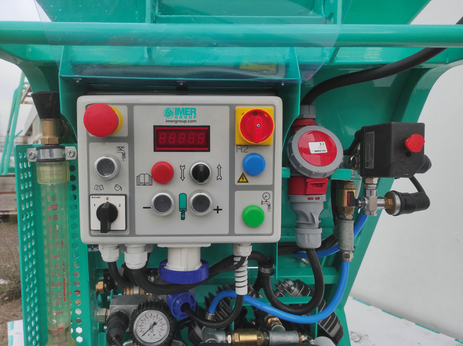 IMER Koine 3.1 Continuous Mixer Pump – 4.5 HP 240V Single-Phase – Control Panel