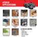 30" Battery Powered Push Sweeper with Triple Power Brooms Electric Drive and Dust Suppression Sprayer - specifications diagram