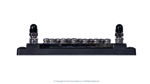 Pytes 300A busbar with clear cover, front view