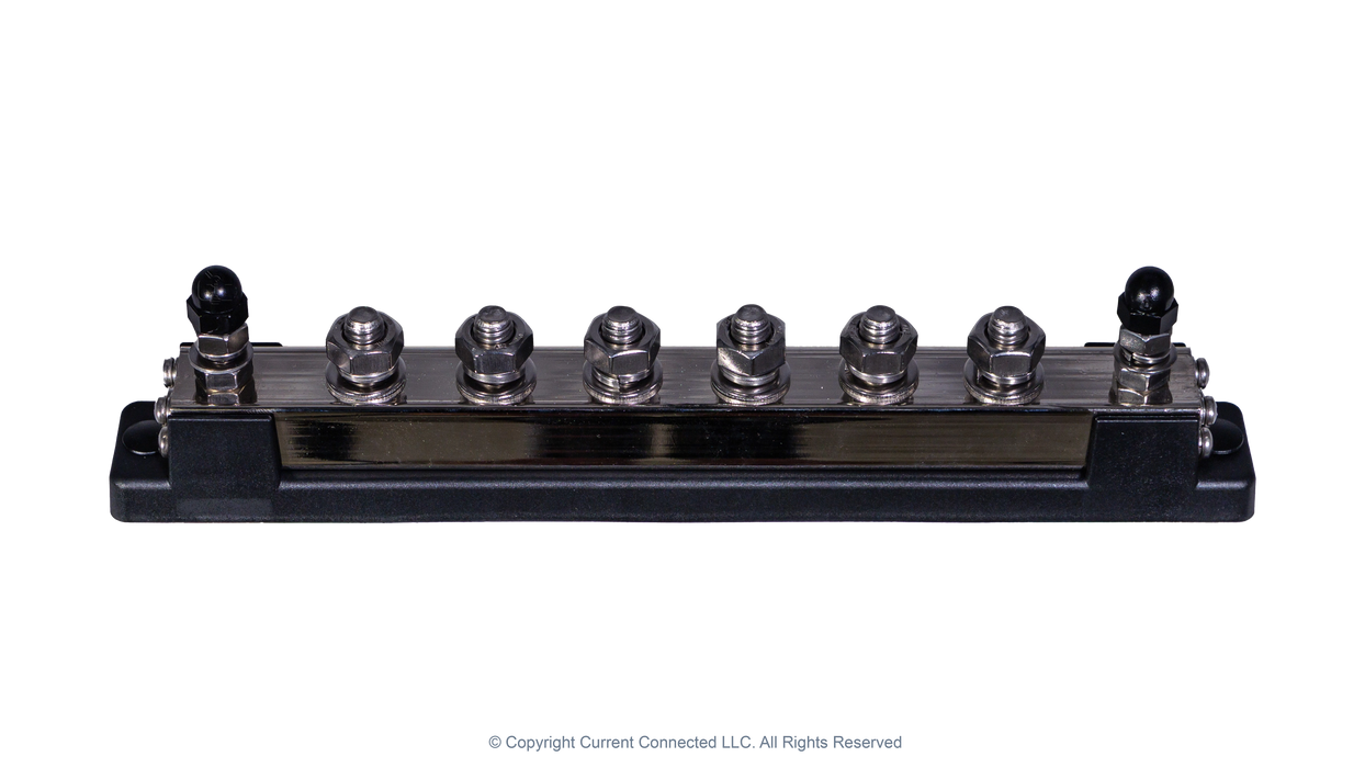 High quality photo of the Pytes 600A Busbars Top Angle View. Photographed by Current Connected