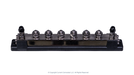 High quality photo of the Pytes 600A Busbars Top Angle View. Photographed by Current Connected