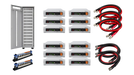 Pytes V5 61.44kWh Battery Bundle, 12x V5 Batteries and 12-Slot Rack with Connecting Components - Urban Supply Inc