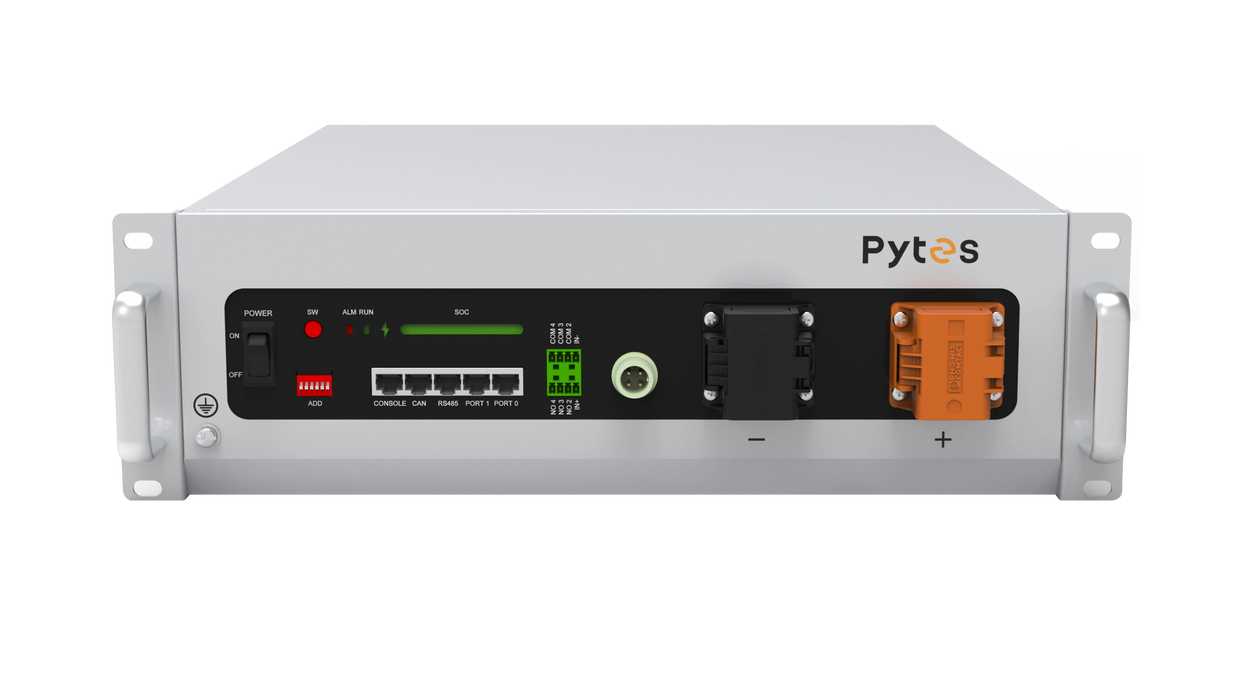 Pytes V5 48V 100Ah 5.12kWh LiFePO4 Server Rack Battery, Heated UL 9540 Lithium Battery For ESS Systems - Urban Supply Inc
