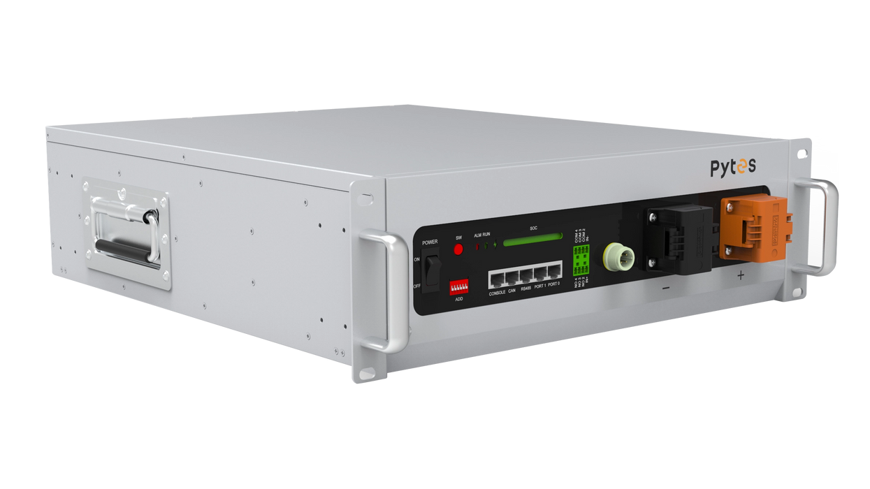 Pytes V5 48V 100Ah 5.12kWh LiFePO4 Server Rack Battery, Heated UL 9540 Lithium Battery For ESS Systems - Urban Supply Inc