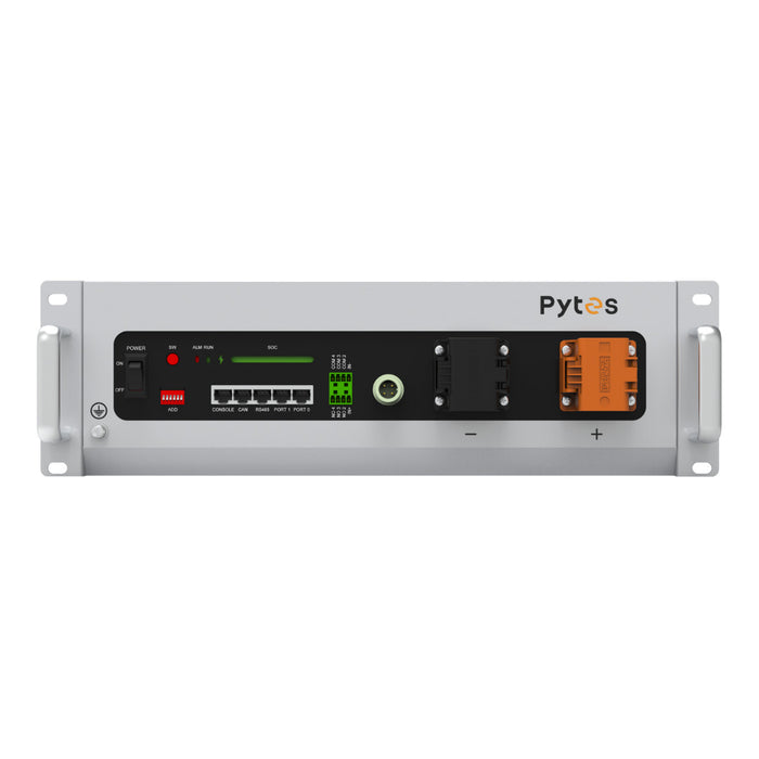 Pytes V5 Battery - EG4 Hybrid Inverter Energy Storage Bundle {BNDL-E0024} - Pytes Battery front facing