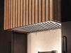 Victory Q2 range hood insert installed in custom kitchen hood