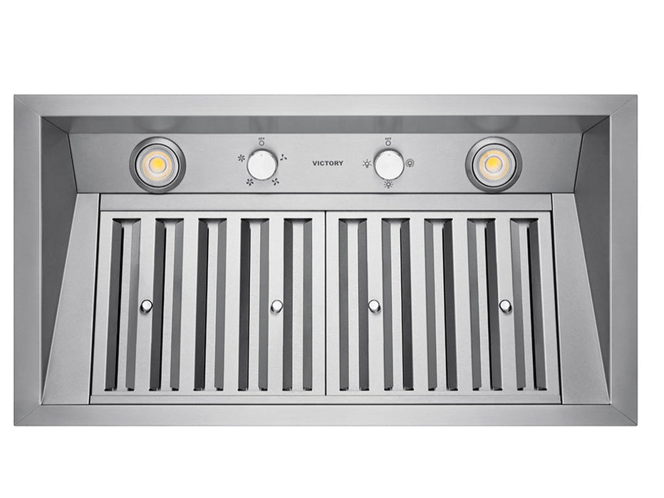 Victory Range Hoods 36 Inch 700 CFM Range Hood Insert - VICTORY Q2 [2024 Model]
