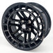 Empire Quest 14x7 Gloss Black Golf Cart Wheel – view 3