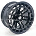 Empire Quest 14x7 Gloss Black Golf Cart Wheel – view 2