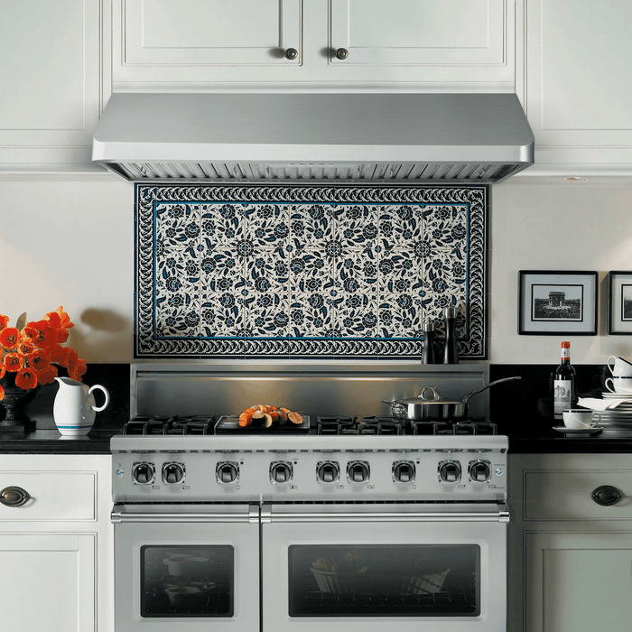 Cosmo 4-Piece Appliance Package - 48-Inch Gas Range, Under Cabinet Range Hood, Dishwasher and Refrigerator with Water Dispenser in Stainless Steel (COS-4PKG-713) Cosmo