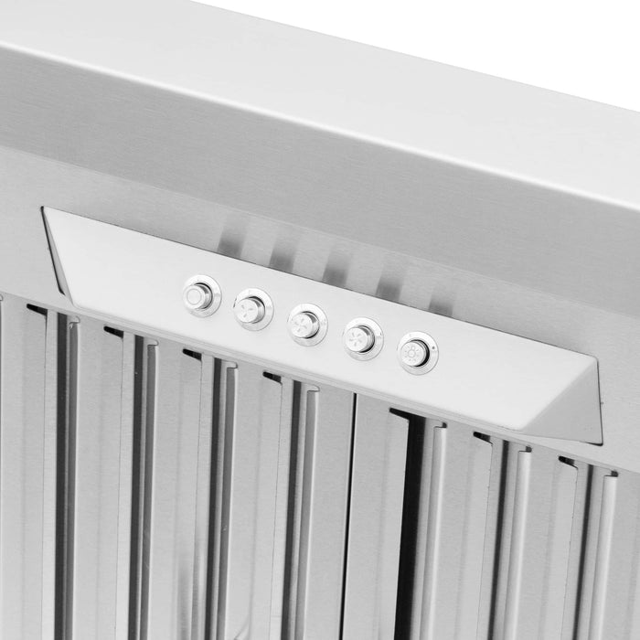 Cosmo 4-Piece Appliance Package - 36-Inch Dual Fuel Range, Under Cabinet Range Hood, Dishwasher, and Refrigerator in Stainless Steel (COS-4PKG-059) Cosmo