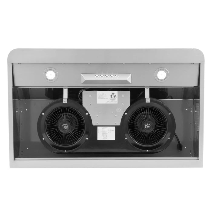 Cosmo 36-Inch 500 CFM Under Cabinet Range in Stainless Steel (COS-QB90) Cosmo