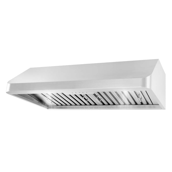 Cosmo 4-Piece Appliance Package - 36-Inch Dual Fuel Range, Under Cabinet Range Hood, Dishwasher, and Refrigerator in Stainless Steel (COS-4PKG-059) Cosmo