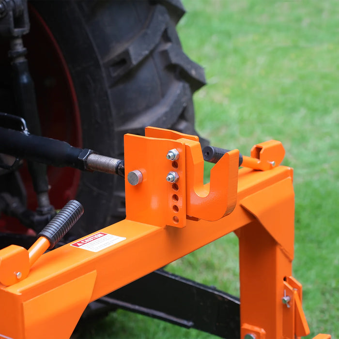 3 Point Quick Hitch Cat 1 for Tractors, Orange, QH1T — view 6