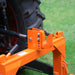 3 Point Quick Hitch Cat 1 for Tractors, Orange, QH1T — view 6