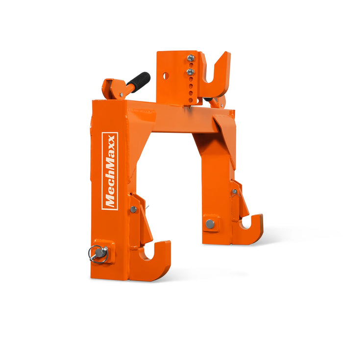 3 Point Quick Hitch Cat 1 for Tractors, Orange, QH1T — view 9