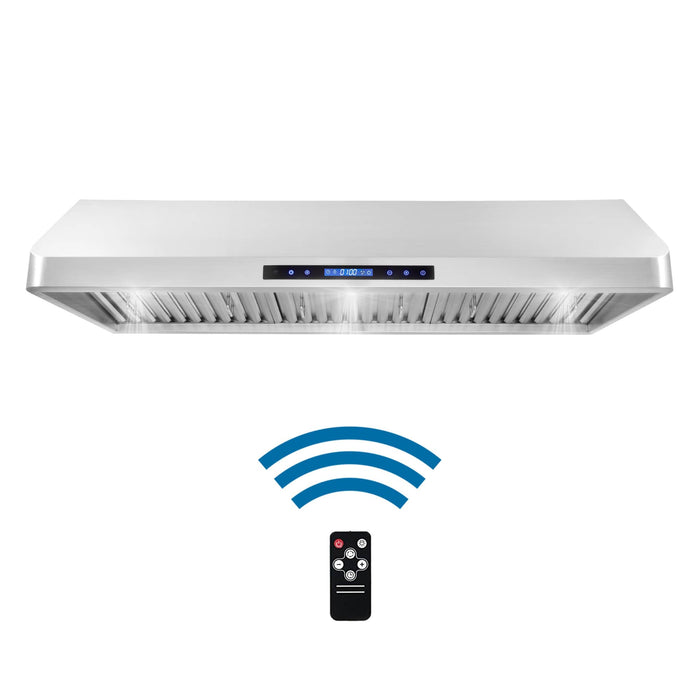 Cosmo 48-Inch Ducted Under Cabinet Range Hood in Stainless Steel (COS-QS48) Cosmo