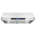 Cosmo 30-Inch 500 CFM Ducted Under Cabinet Range Hood in Stainless Steel (COS-QS75) Cosmo
