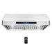 Cosmo 30-Inch 500 CFM Ducted Under Cabinet Range Hood in Stainless Steel (COS-QS75) Cosmo
