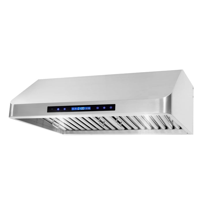 Cosmo 4-Piece Appliance Package - 30-Inch Gas Range, Under Cabinet Range Hood, Dishwasher and Refrigerator in Stainless Steel (COS-4PKG-232) Cosmo