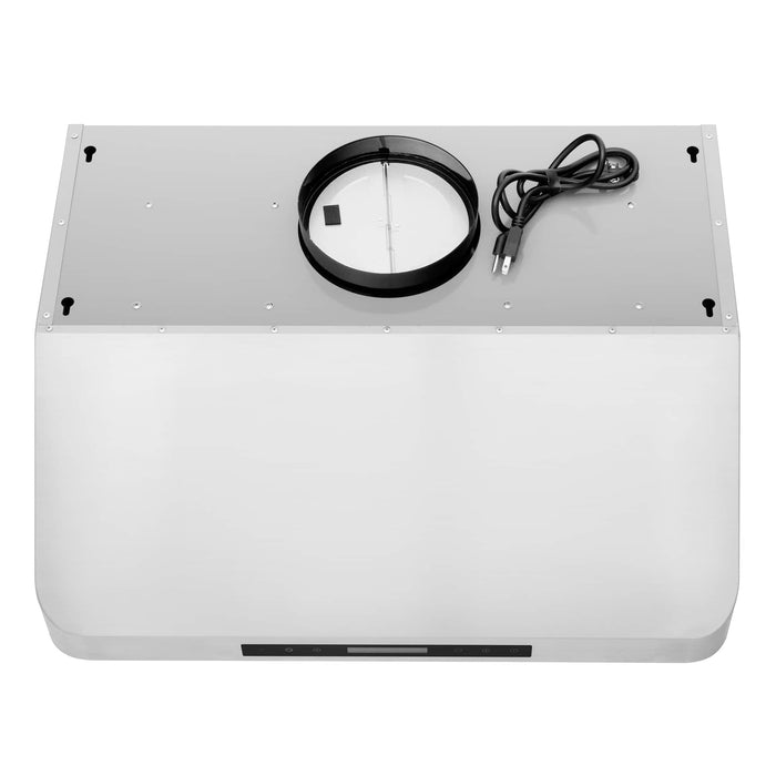 Cosmo 4-Piece Appliance Package - 30-Inch Gas Range, Under Cabinet Range Hood, Dishwasher and Refrigerator in Stainless Steel (COS-4PKG-232) Cosmo