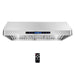 Cosmo 4-Piece Appliance Package - 36-Inch Dual Fuel Range, Under Cabinet Range Hood, Dishwasher and Refrigerator in Stainless Steel (COS-4PKG-004) Cosmo