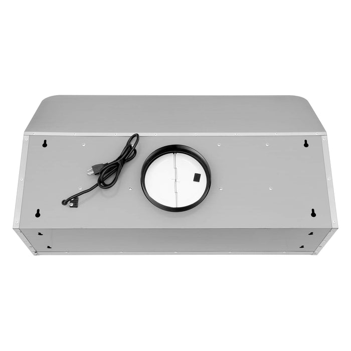 Cosmo 4-Piece Appliance Package - 36-Inch Dual Fuel Range, Under Cabinet Range Hood, Dishwasher and Refrigerator in Stainless Steel (COS-4PKG-004) Cosmo