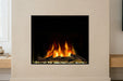 Dimplex Ignite Quest 30 inch built-in electric fireplace in a modern living room