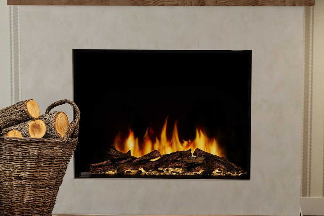 Dimplex Ignite Quest 36 inch built-in electric fireplace in a contemporary living space