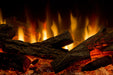 Glowing log set and pulsating ember bed on the Dimplex Ignite Quest electric fireplace