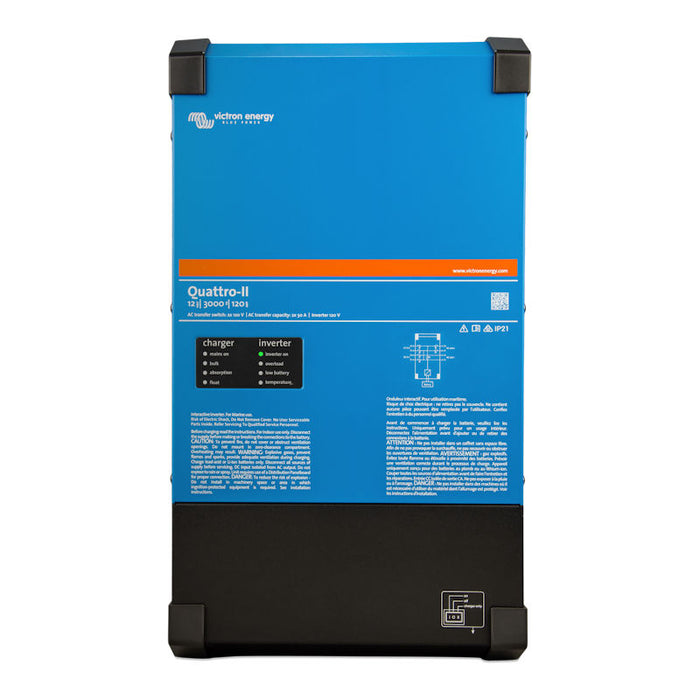Victron Quattro-II 12V & 24V 3000VA 2 x 120V