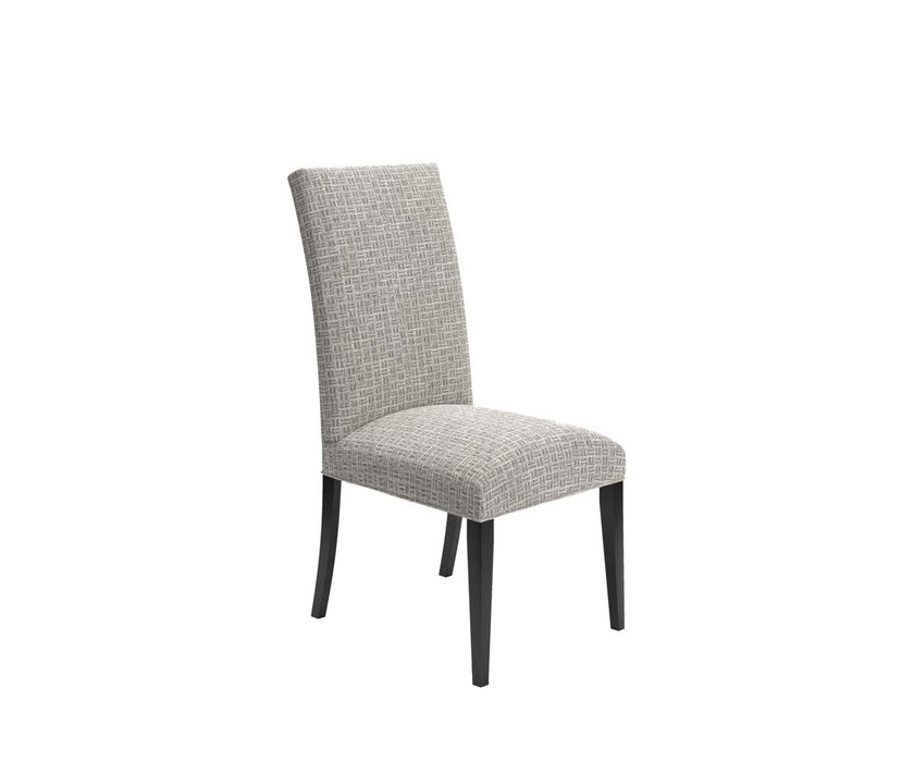 Quick Ship - Alcott Straight Top Upholstered Side Chair - B. Maple