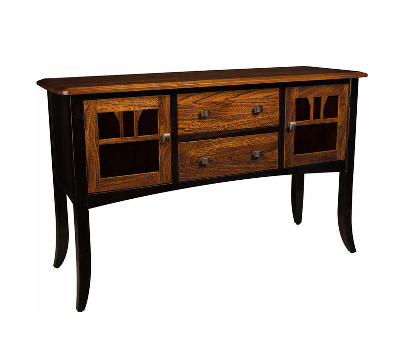 Quick Ship - Christy Server - Elm / B. Maple