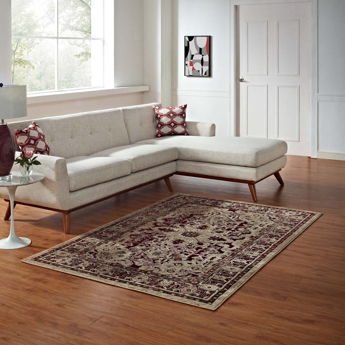 Modway Grania Ornate Vintage Floral Turkish Area Rug - View 16
