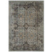 Modway Enye Distressed Vintage Floral Lattice Area Rug in Brown - Side View
