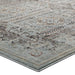 Modway Enye Distressed Vintage Floral Lattice Area Rug - Close-Up