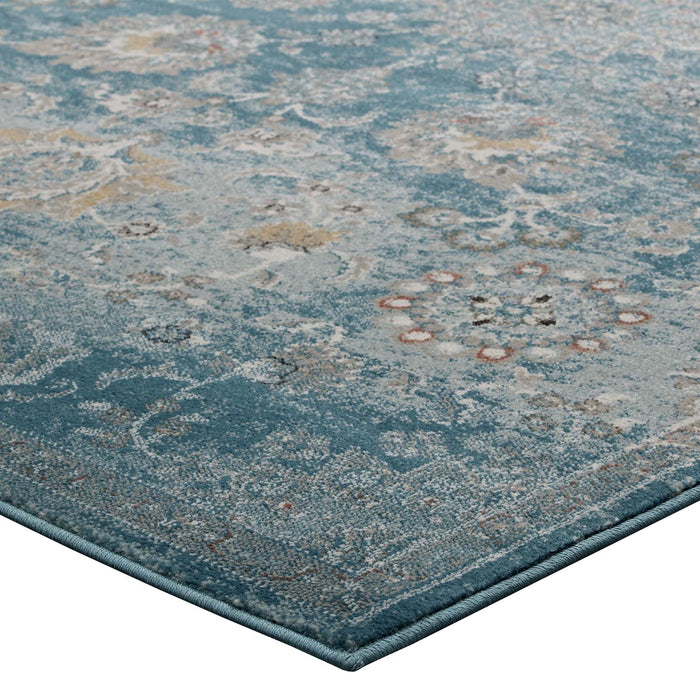 Modway Cynara Distressed Floral Vintage Medallion Area Rug - View 21