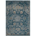 Modway Cynara Distressed Floral Vintage Medallion Area Rug in Red - Side View