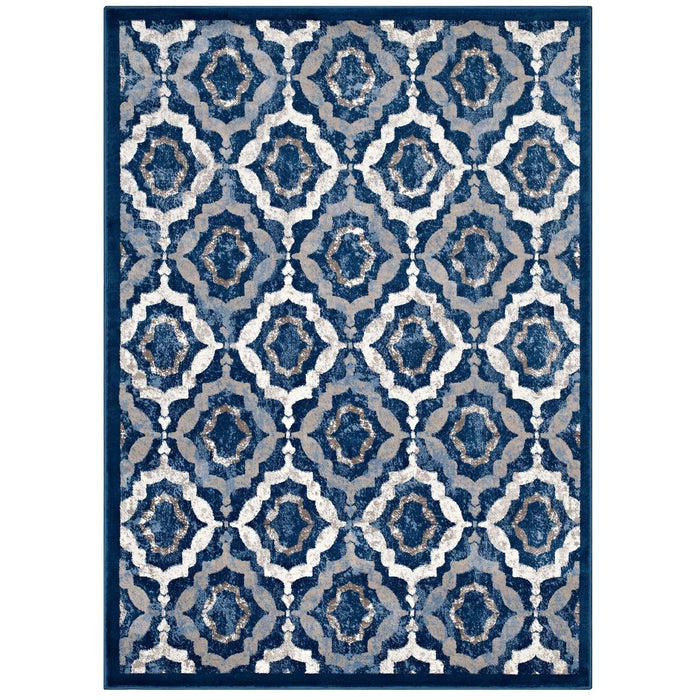 Modway Kalinda Rustic Vintage Moroccan Trellis Area Rug - View 15