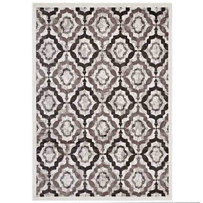 Modway Kalinda Rustic Vintage Moroccan Trellis Area Rug - View 44