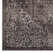 Modway Gamela Rustic Vintage Ornate Floral Medallion Area Rug in Blue - Detail View
